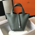 HERMES picotin lock 18 grass green togo shw