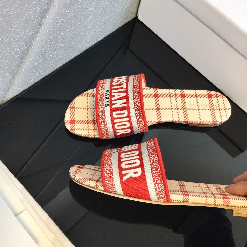 DIOR CD Mule Dway Slide 10mm Multi-motifs Style 48