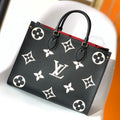 LOUIS VUITTON ONTHEGO MM 35CM BLACK WHITE