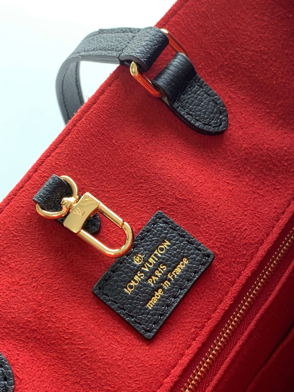 LOUIS VUITTON ONTHEGO MM 35CM BLACK WHITE