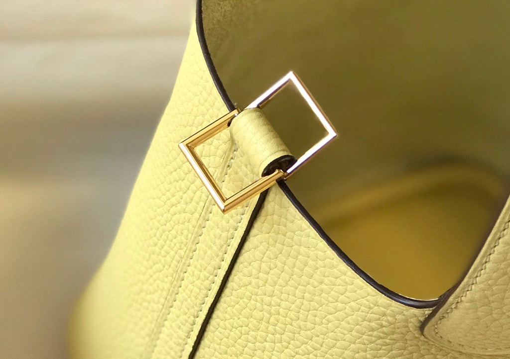 HERMES picotin lock 22 lime togo ghw