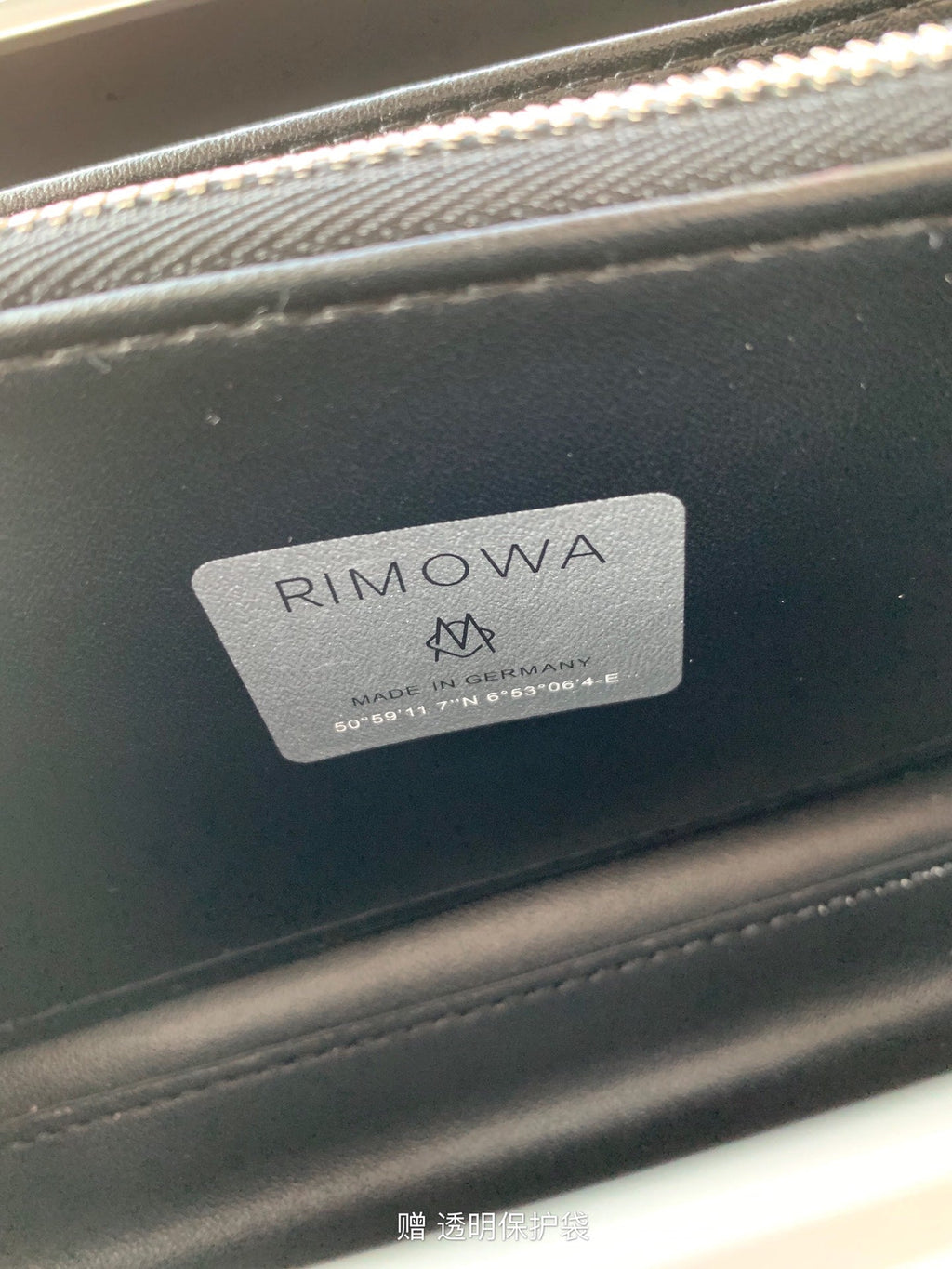 DIOR RIMOWA 20 CASE BAG IN BLACK ALUMINUM MAGNESIUM