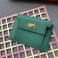 HERMES Kelly Pocket 13.5 Dark Green Epsom Ghw