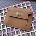 HERMES Kelly Pocket 13.5 Tan Epsom Ghw