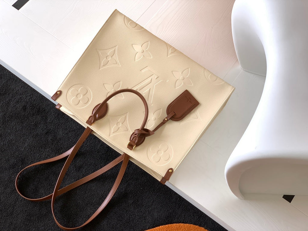 LOUIS VUITTON ONTHEGO GM 41 CREAM CHOCOLATE