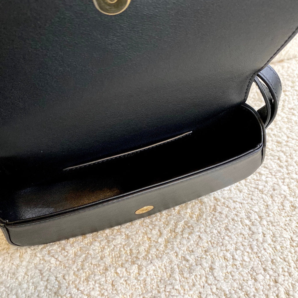 CELINE MINI 18 PADLOCK BLACK CALFSKIN BAG