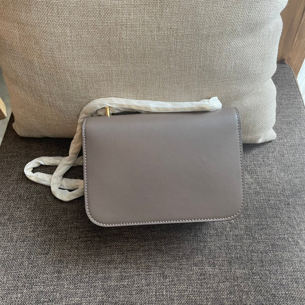 CELINE TRIOMPHE BOX 18 CALFSKIN GREY