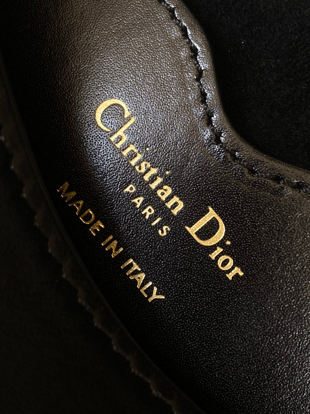 DIOR BOBBY EAST-WEST 22 BAG IN BLACK CALFSKIN