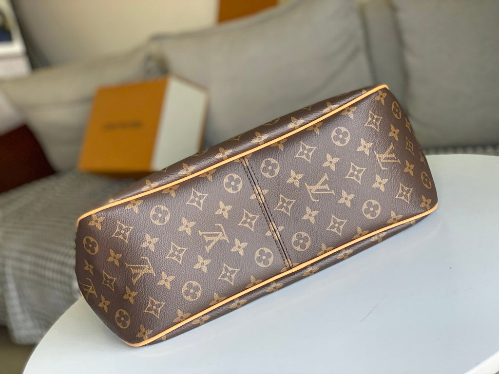 LOUIS VUITTON LV 25S GRACEFUL 46 IN BROWN MONOGRAM CANVAS LEATHER TRIM GOLD HARDWARE