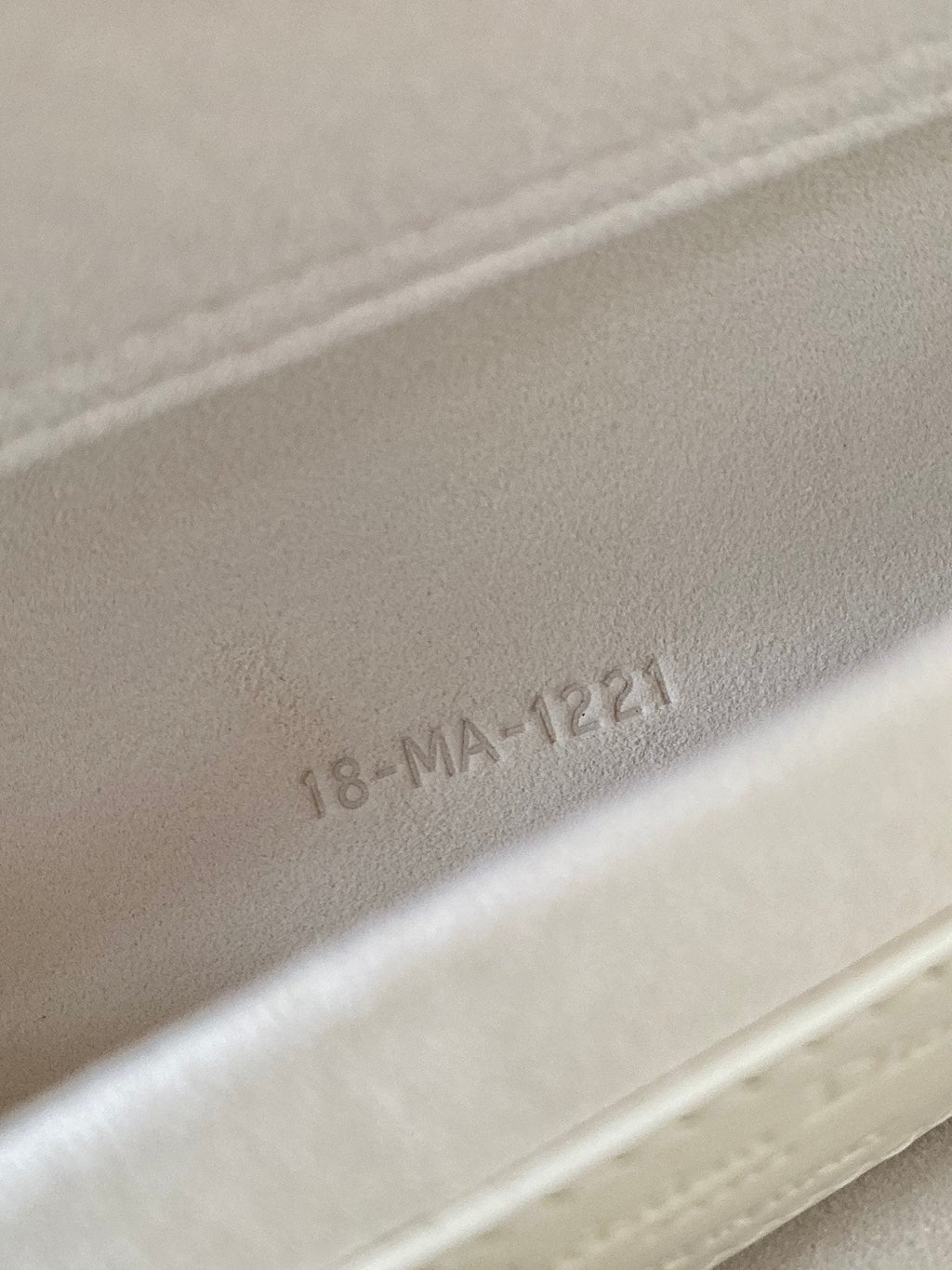 DIOR MEDIUM D-JOY BAG 26 IN WHITE CALFSKIN