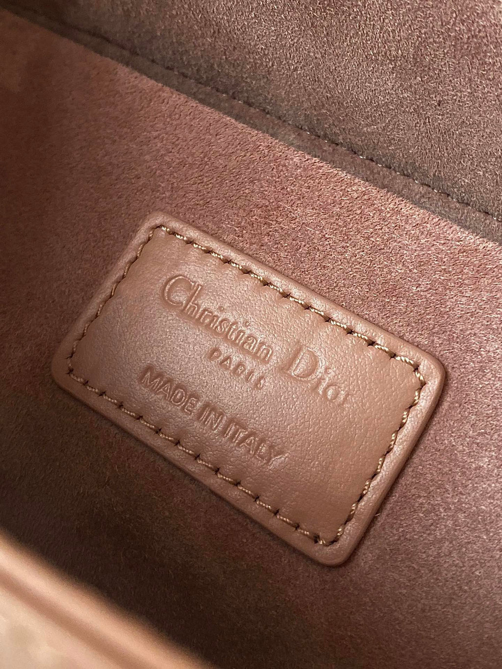 DIOR MEDIUM D-JOY BAG 26 IN DESSERT SAND CALFSKIN