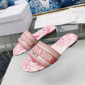 DIOR CD Mule Dway Slide 10mm Multi-motifs Style 28