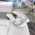 DIOR CD Mule Dway Heeled Slide 45mm Style 25