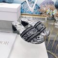 DIOR CD Mule Dway Heeled Slide 45mm Style 23
