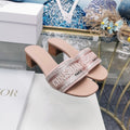 DIOR CD Mule Dway Heeled Slide 45mm Style 20