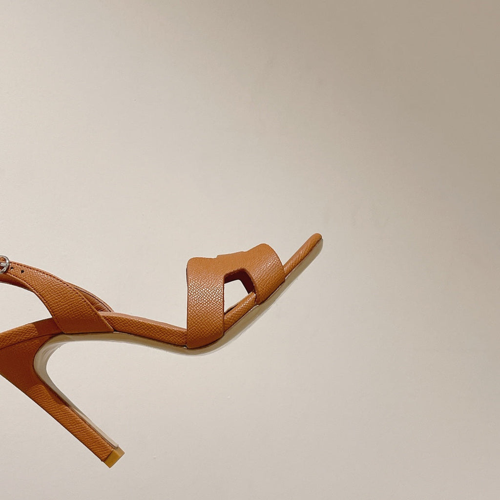 HERMES SLINGBACK SANDAL ETERNITE 105 TUSCAN LAMBSKIN