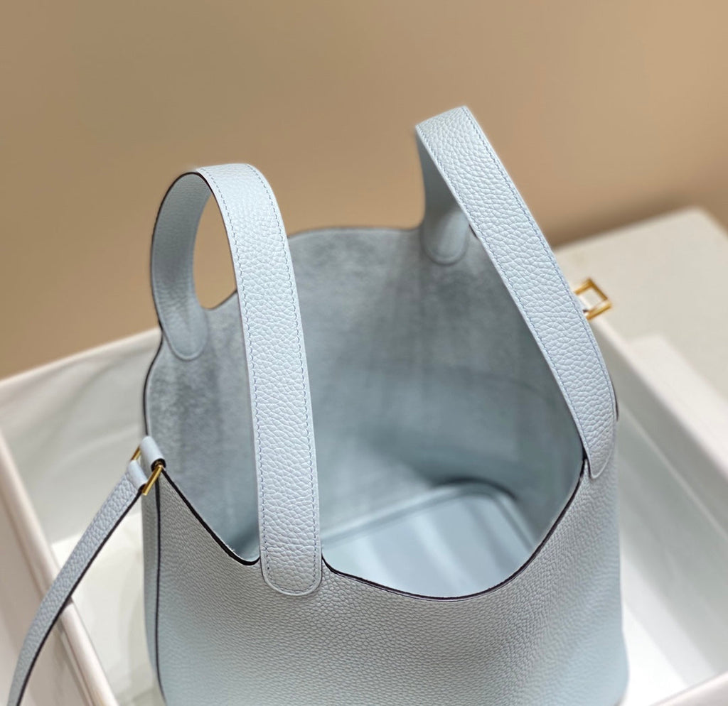 HERMES picotin lock 22 light blue togo ghw