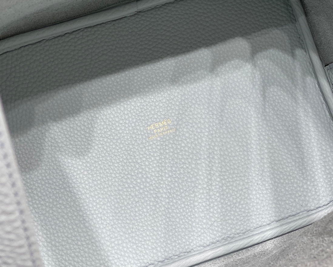 HERMES picotin lock 22 light blue togo ghw