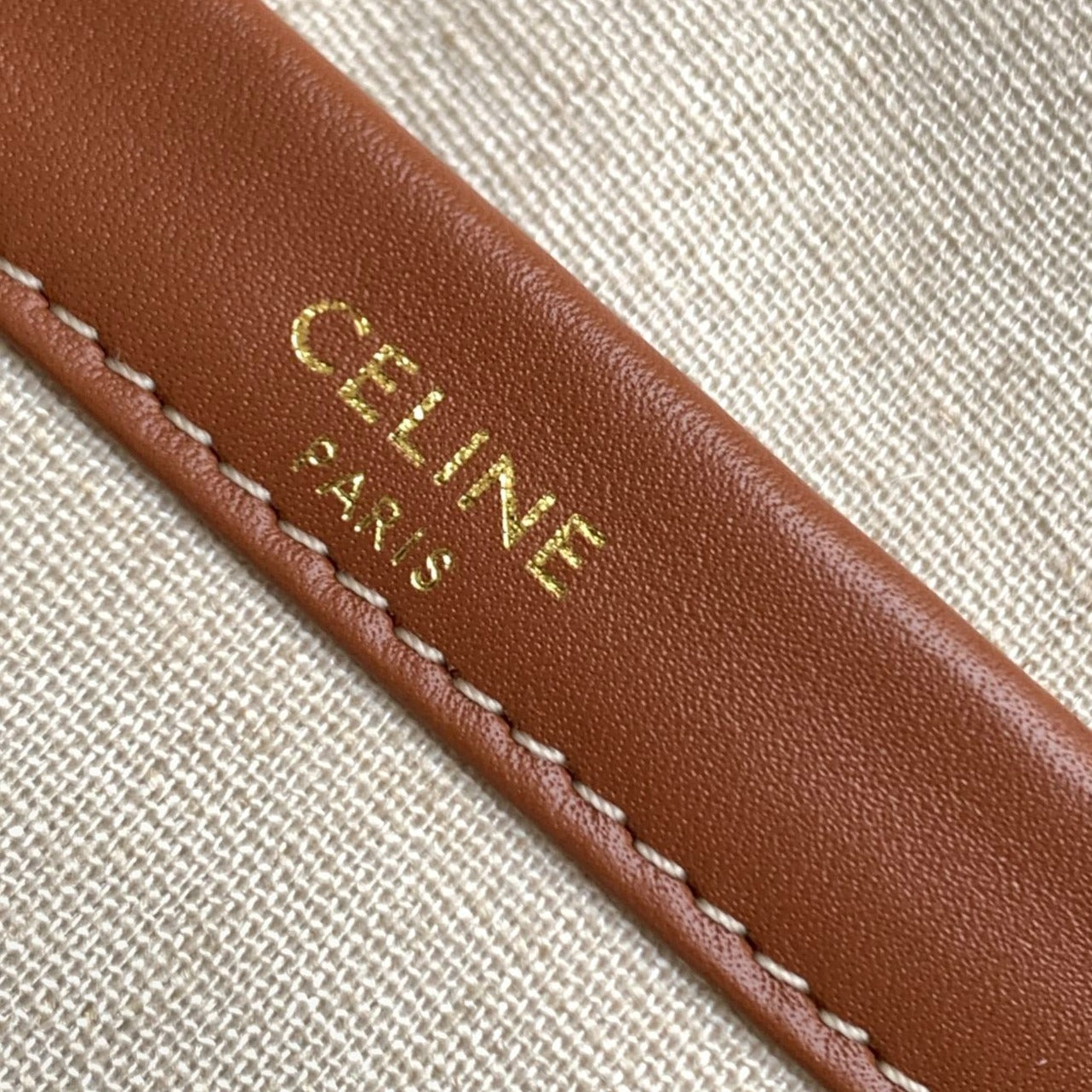 CELINE TRIOMPHE 29 FABRIC WHITE RED
