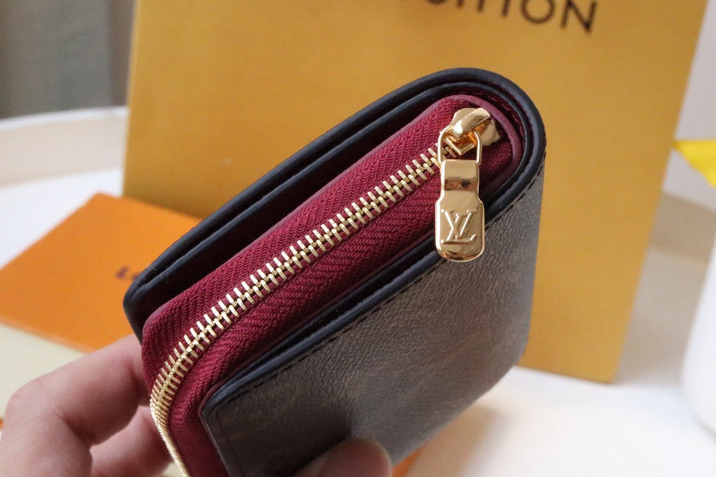 LOUIS VUITTON LV 25S LOU WALLET 11 IN FUCHSIA PINK MONOGRAM COATED CALFSKIN
