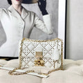 DIOR LIMITED BAG 21 IN WHITE LAMBSKIN