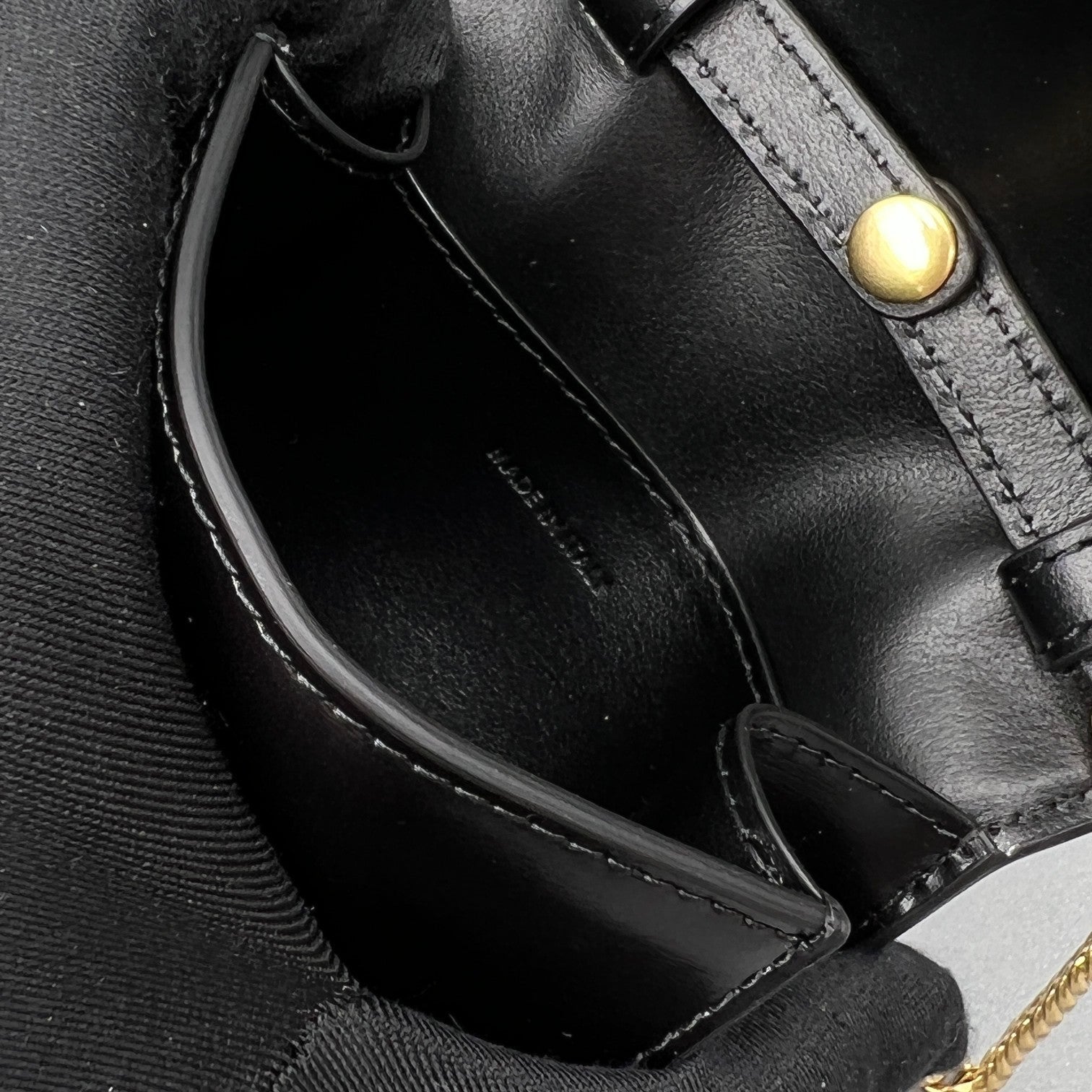 CELINE CUIR TRIPHOME 11 BLACK CALFSKIN