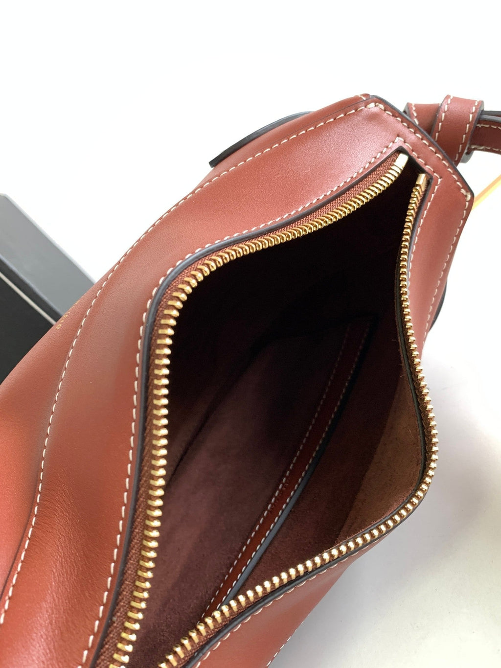 CELINE TRIOMPHE CLASSIC 25 CINNAMON BROWN CALFSKIN