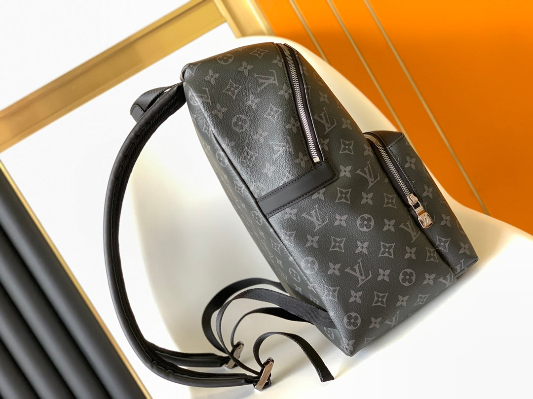 LOUIS VUITTON DISCOVERY PM BACKPACK 40 IN BLACK MONOGRAM ECLIPSE CANVAS AND CALFSKIN