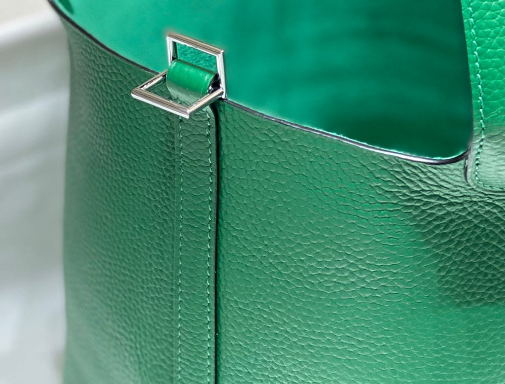 HERMES picotin lock emerald togo ghw
