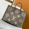 LOUIS VUITTON ONTHEGO GM 41 GREY CREAM