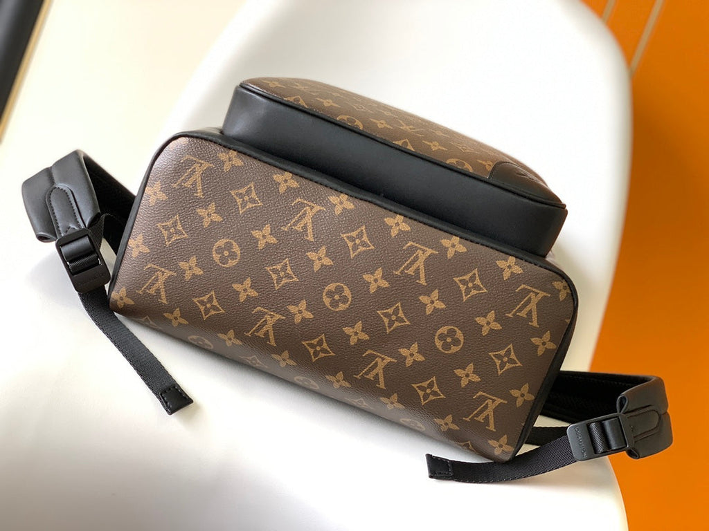 LOUIS VUITTON DEAN BACKPACK 42 IN BLACK AND BROWN MONOGRAM CANVAS