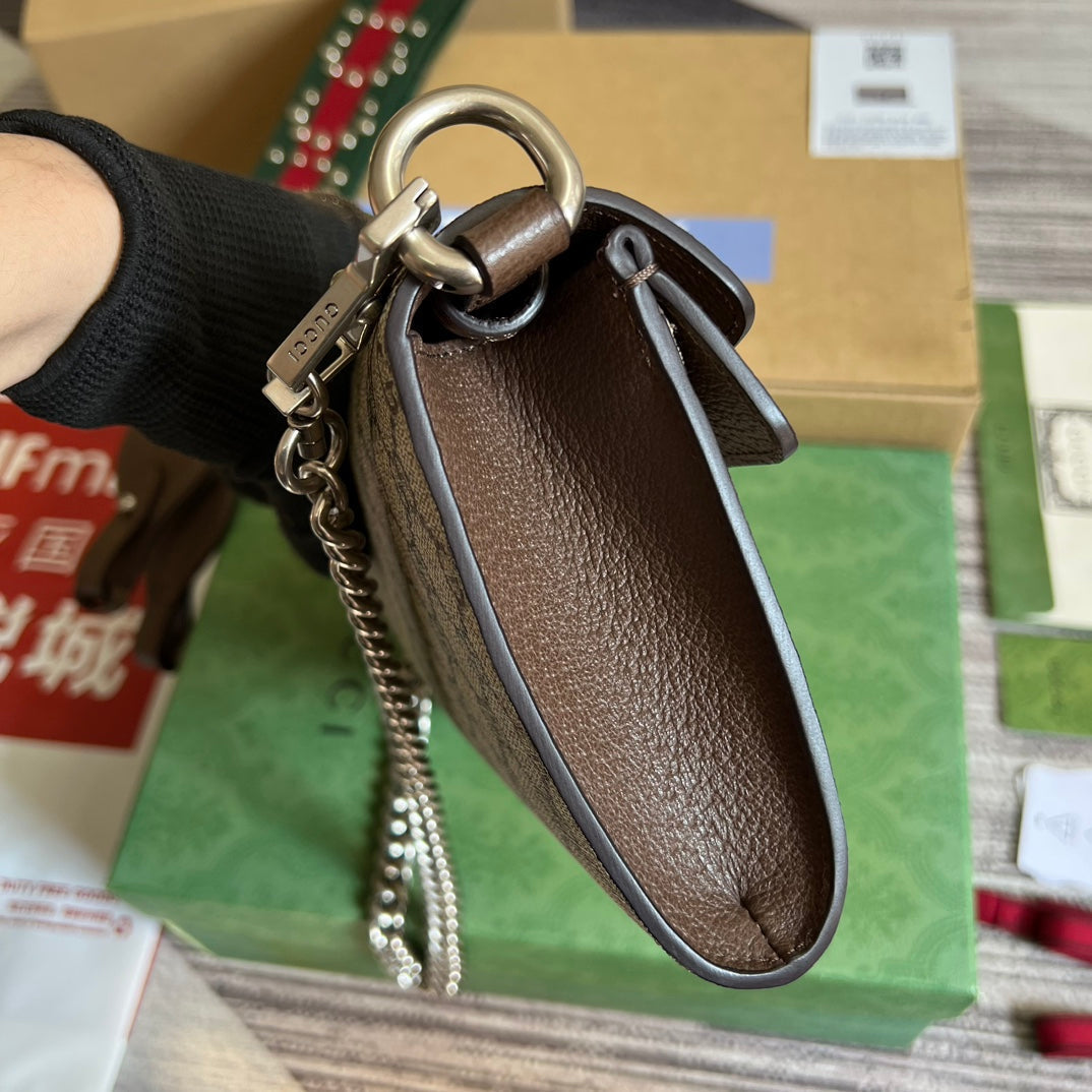 GUCCI DIONYSUS 25 SMALL BAG IN  SUPREME CANVAS