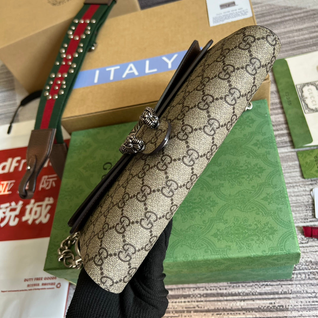 GUCCI DIONYSUS 25 SMALL BAG IN  SUPREME CANVAS