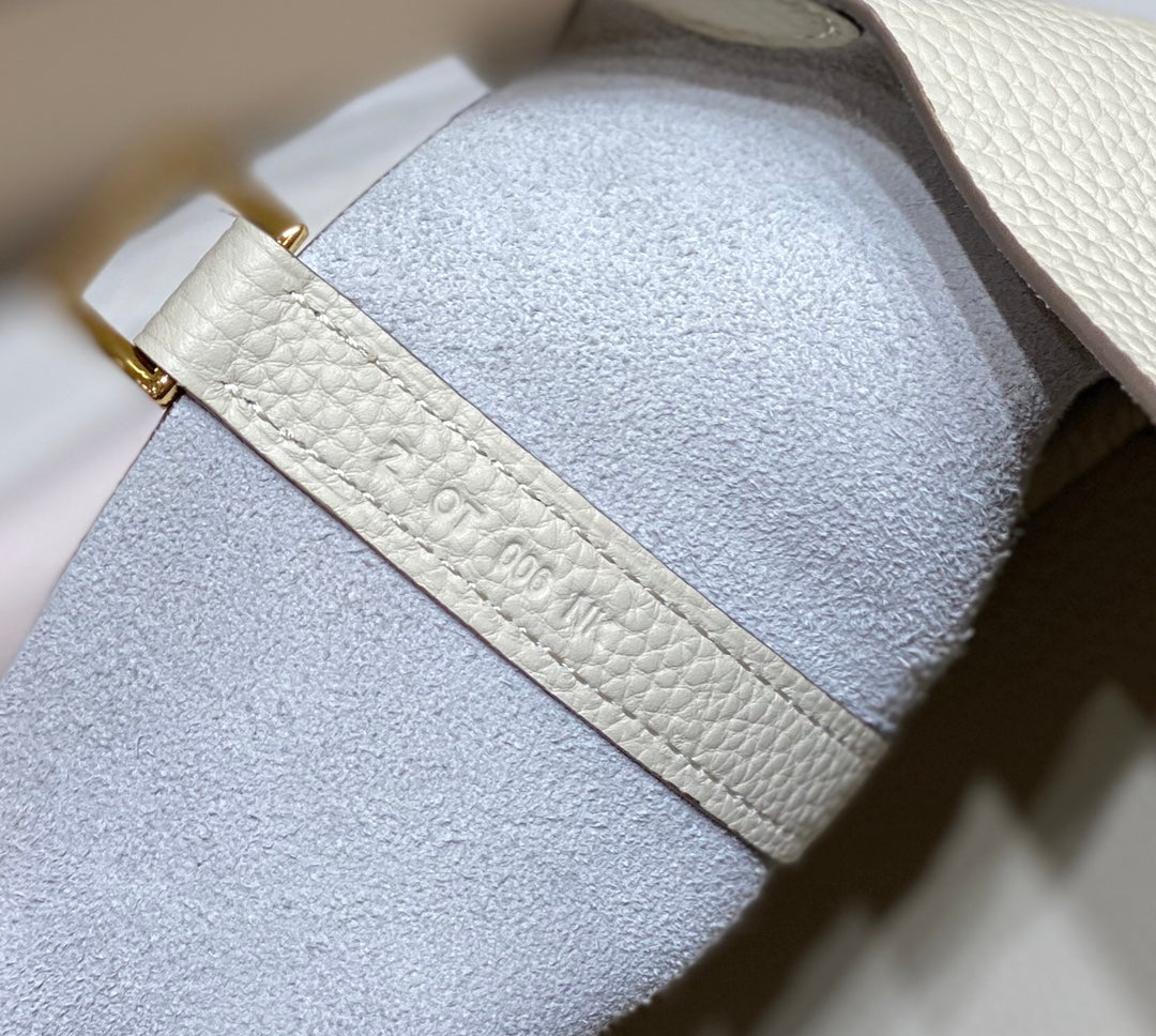 HERMES picotin lock 18 ivory togo ghw