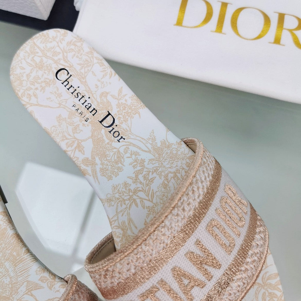 DIOR CD Mule Dway Slide 10mm Multi-motifs Style 82