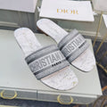 DIOR CD Mule Dway Slide 10mm Multi-motifs Style 27