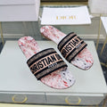 DIOR CD Mule Dway Slide 10mm Multi-motifs Style 73