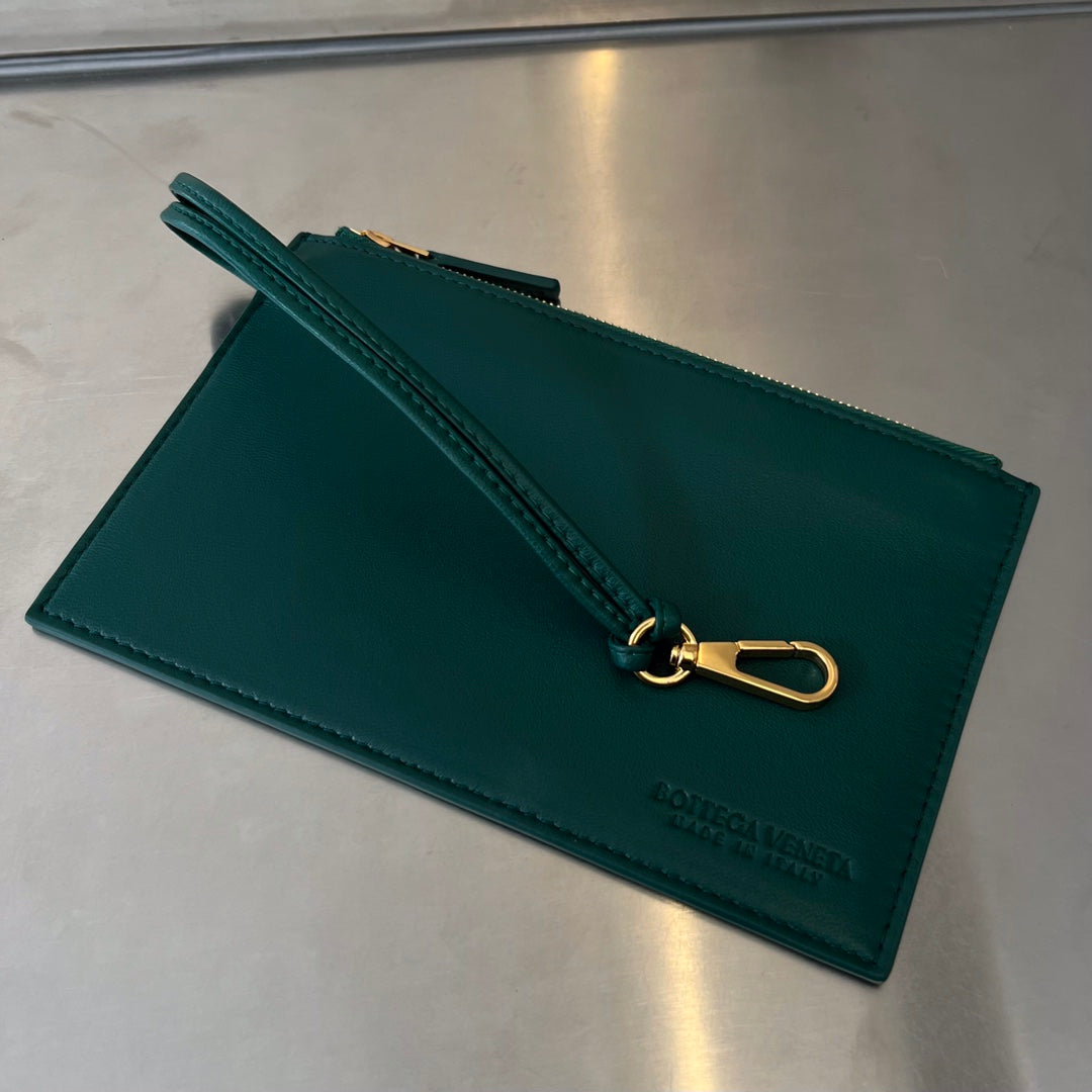 BOTTEGA VENETA MINI CABAT 20 IN KAITOKE GREEN LAMBSKIN