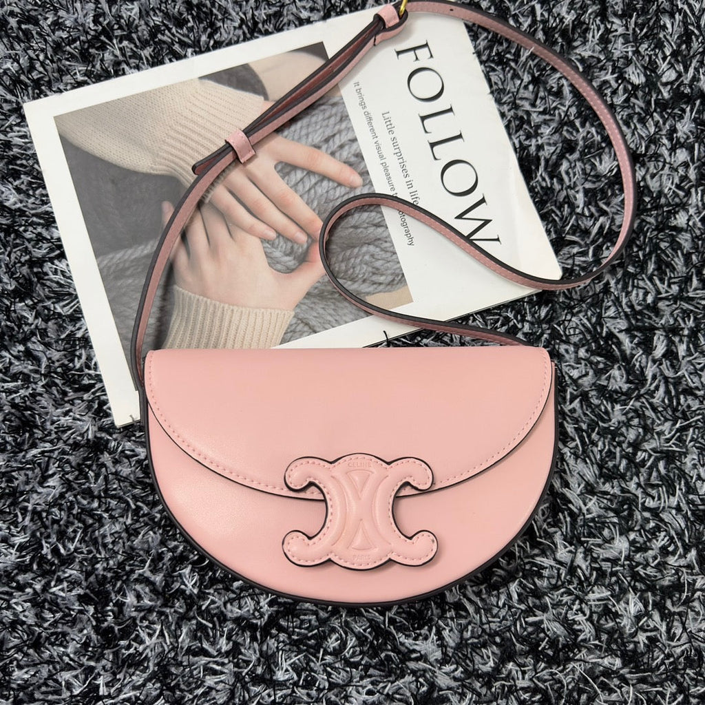 CELINE BESACE TRIPHOME 23 LIGHT PINK CALFSKIN