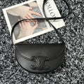 CELINE BESACE TRIPHOME 23 BLACK CALFSKIN