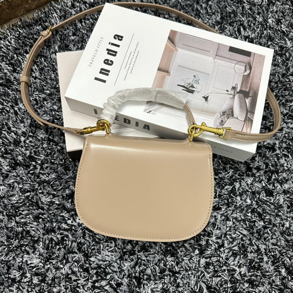 CELINE BESACE TRIPHOME 17 CALFSKIN BEIGE CREAM