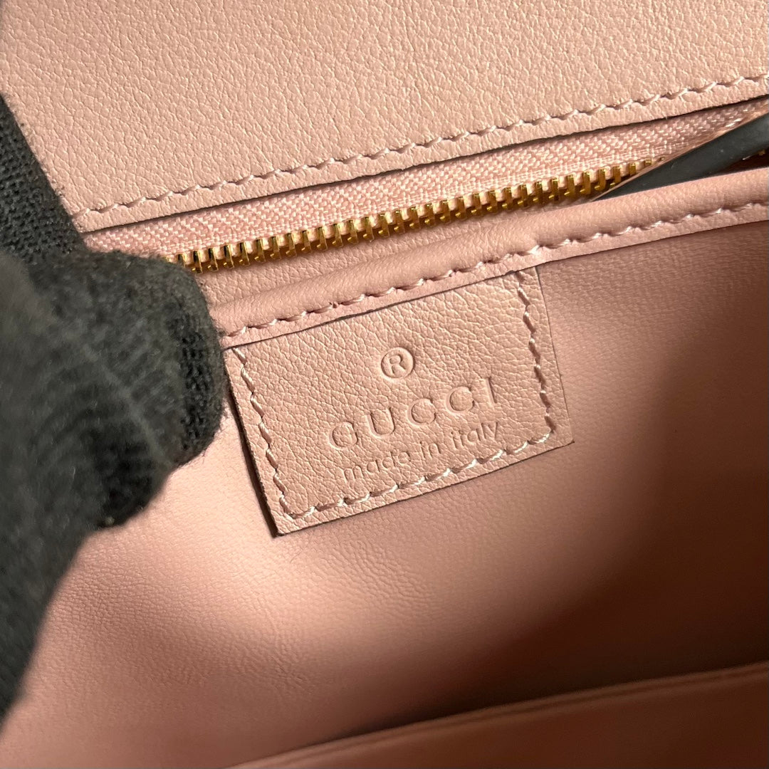 GUCCI BLONDIE 23 TOP-HANDLE BAG LIGHT PINK CALFSKIN