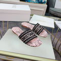 DIOR CD Mule Dway Slide 10mm Multi-motifs Style 12