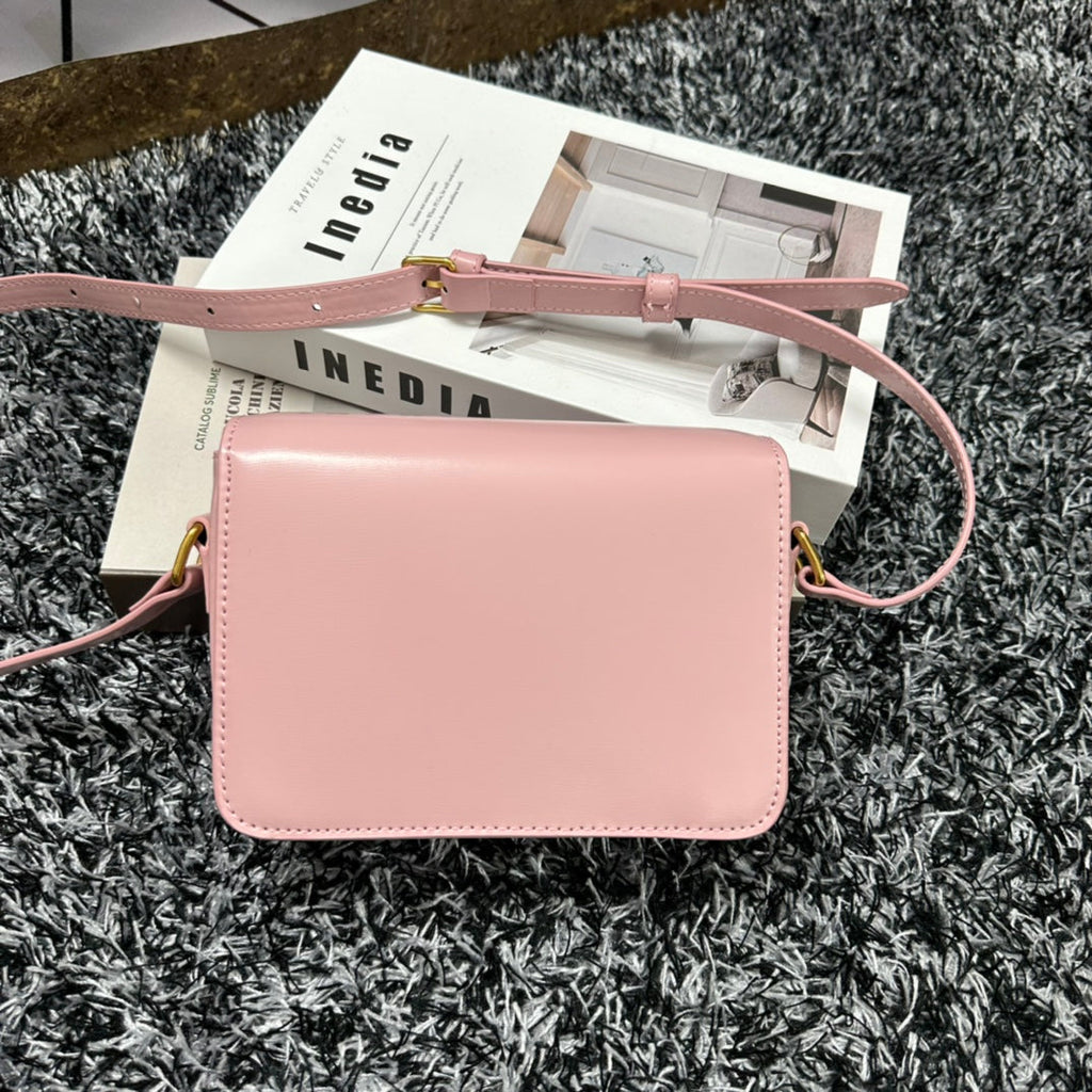 CELINE TRIOMPHE TEEN 18 PINK PASTEL COWHIDE LEATHER