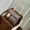 LOUIS VUITTON CLUNY MINI 20 IN BROWN MONOGRAM CANVAS