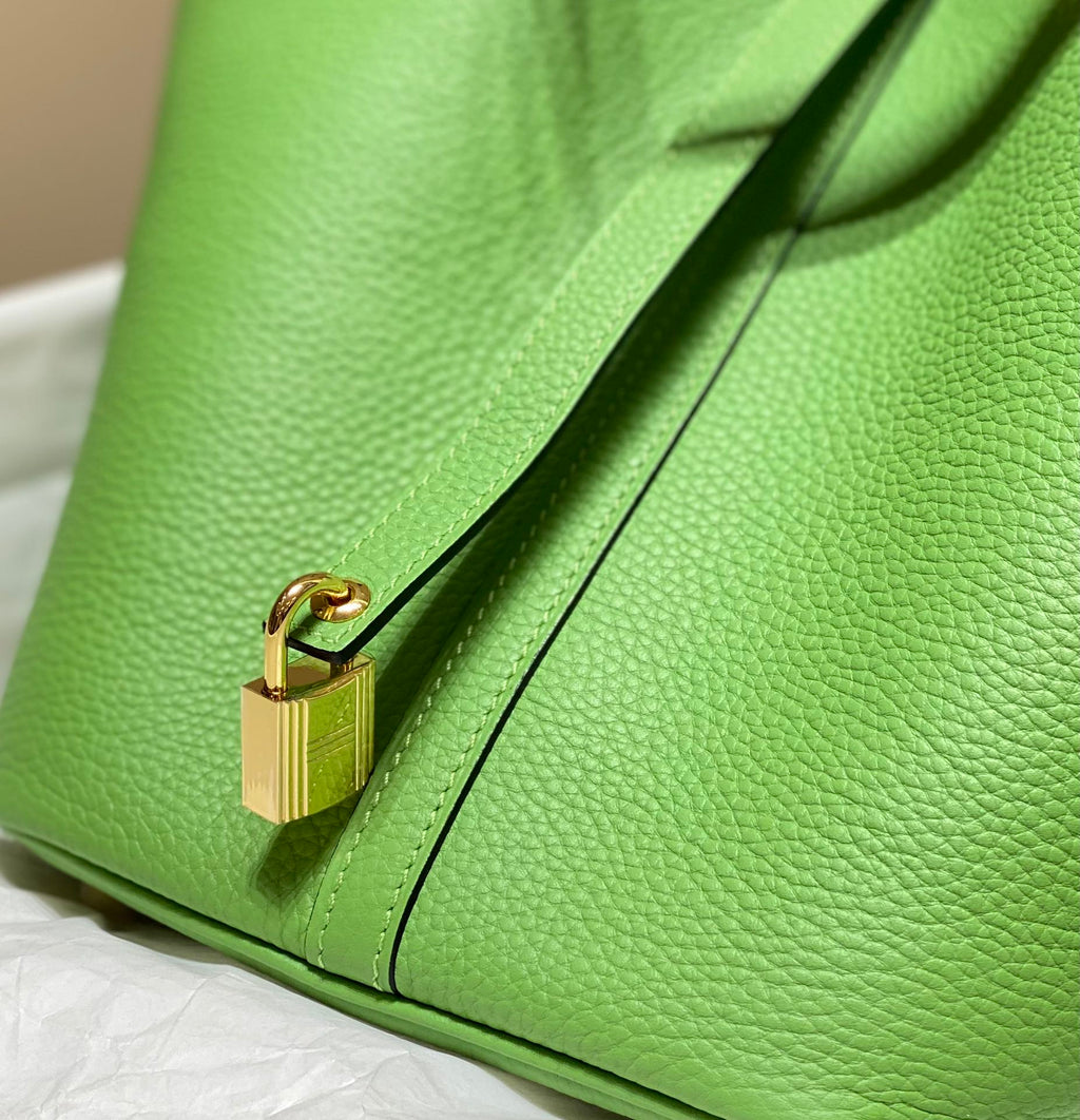 HERMES picotin lock 22 green togo ghw