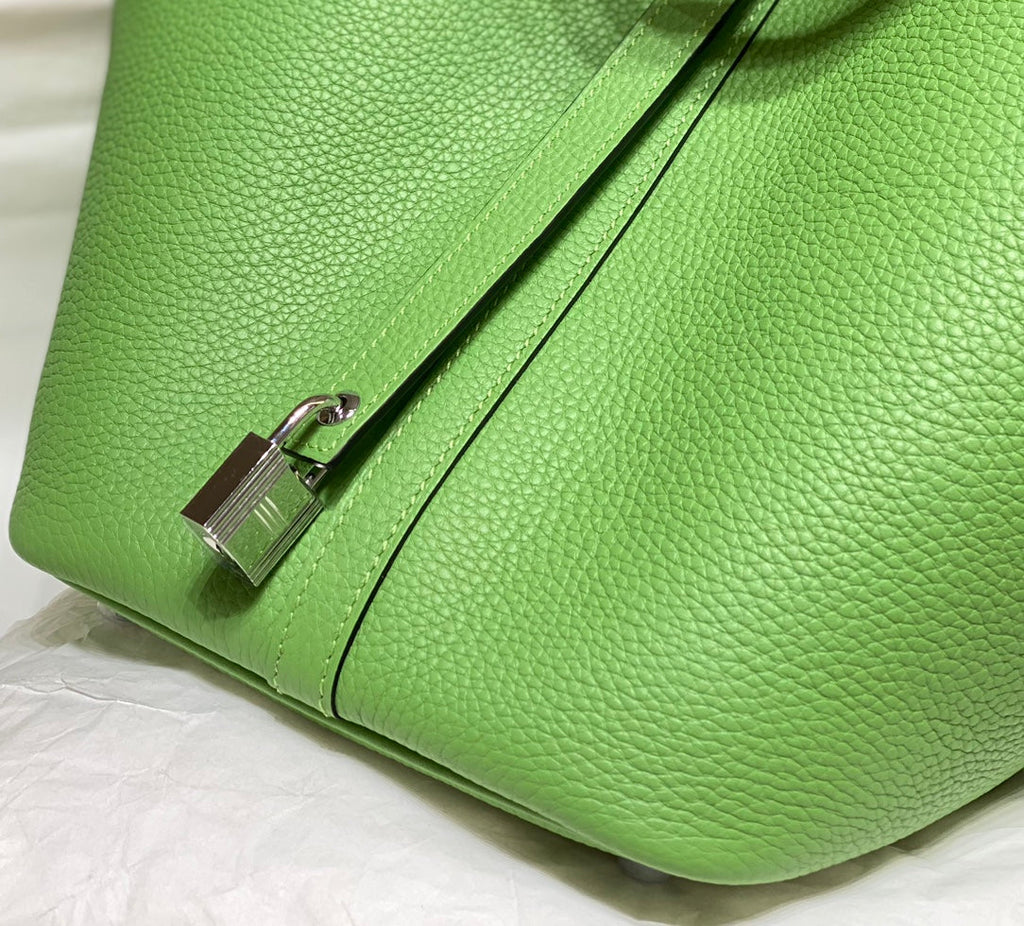 HERMES picotin lock 22 green togo shw