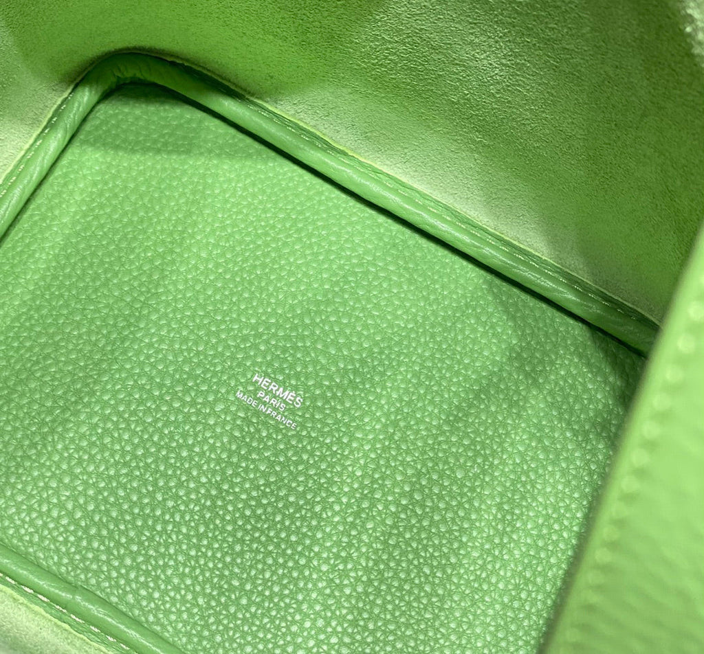 HERMES picotin lock 18 green togo shw