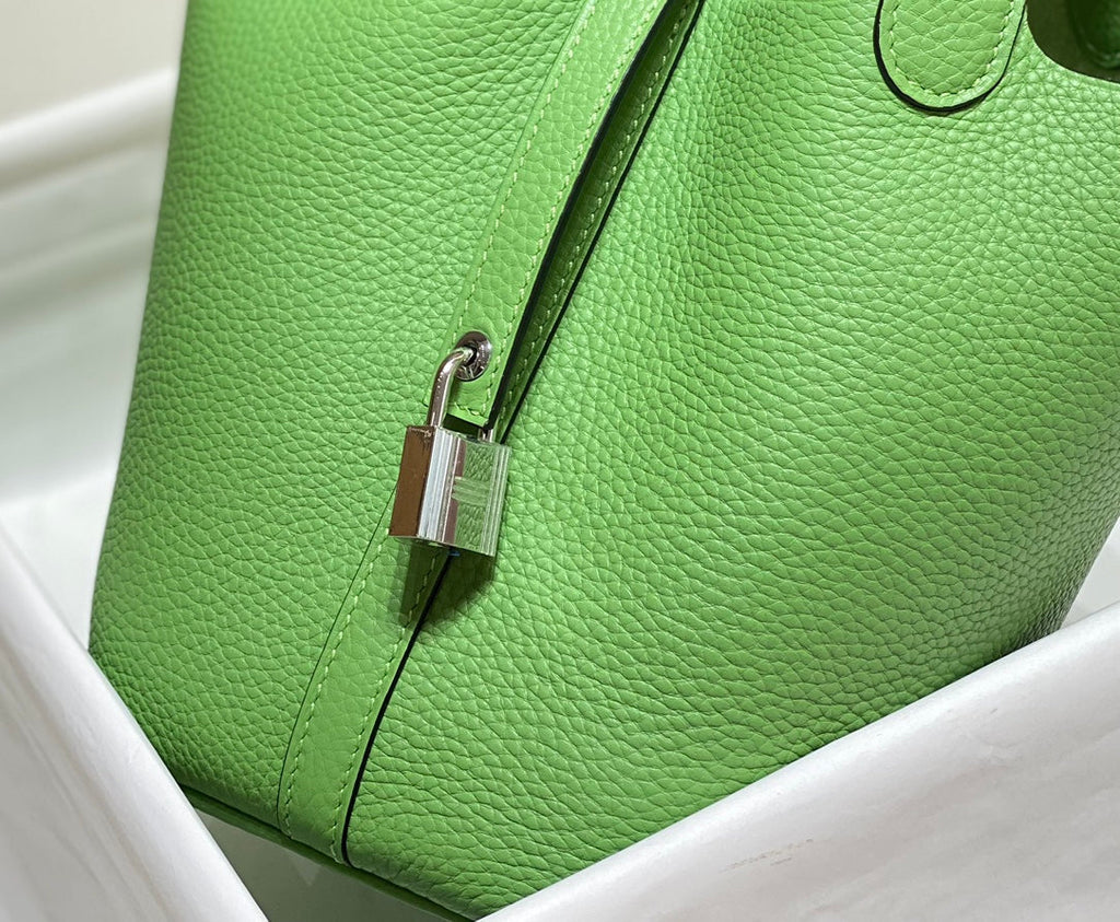HERMES picotin lock 18 green togo shw