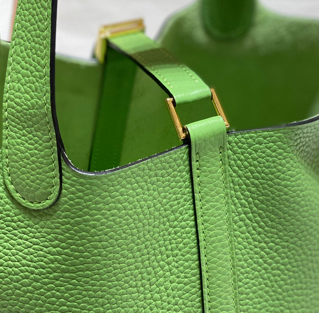 HERMES picotin lock 18 green togo ghw